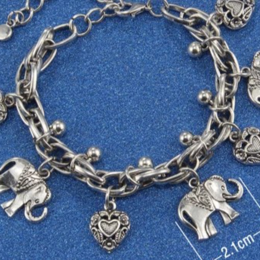 Elegant Elephant Ankle Bracelets - Picture 3 of 5